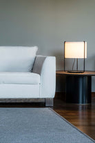 Faro Barcelona 24020-31-US Drum Table Lamp in Black/Beige
