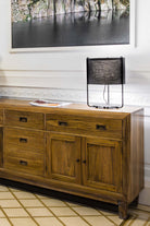 Faro Barcelona 24020-32-US Drum Table Lamp in Black/Gray