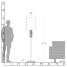 Hubbardton Forge 241200 Cairn Floor Lamp