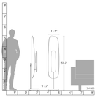 Hubbardton Forge 241202 Shield Medium Floor Lamp