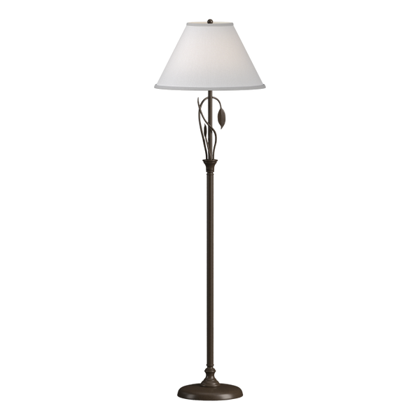 Forged Leaves and Vase Floor Lamp