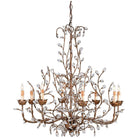 Currey and Company - 9884 - Eight Light Chandelier - Crystal Bud Collection - Cupertino