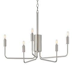 Éclairage Maxim 24865SN Abner Suspendu en nickel satiné