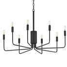 Éclairage Maxim 24868BK Abner Suspendu en noir