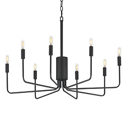Éclairage Maxim 24868BK Abner Suspendu en noir