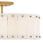 Fredrick Ramond FR47753BNG Simone Semi-Flush Mount in Burnished Gold