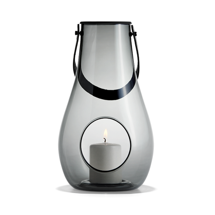 Holmegaard 4343536 Design avec lanterne lumineuse fumée