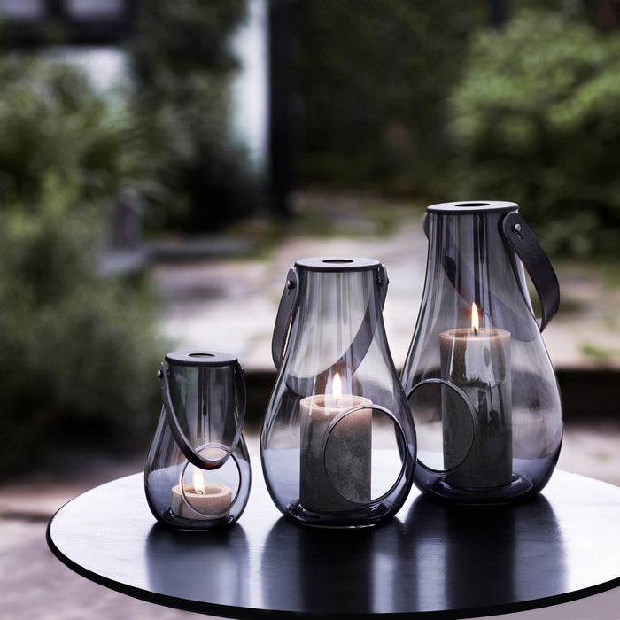 Holmegaard 4343536 Design avec lanterne lumineuse fumée