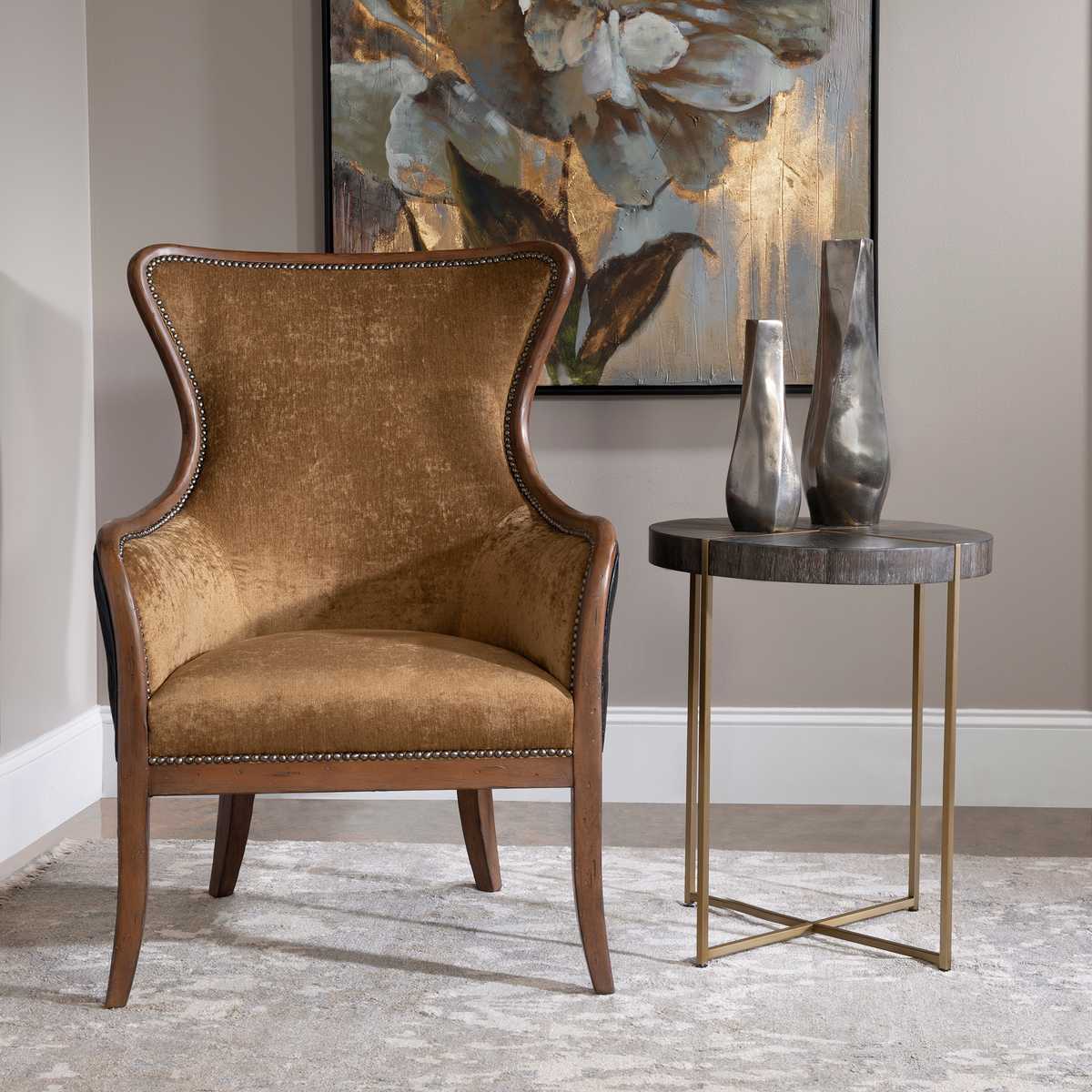 The Uttermost 25371 Taja end table