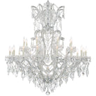 Crystorama - 4424-CH-CL-MWP - 25 Light Chandelier - Maria Theresa - Polished Chrome