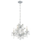 Crystorama - 4474-CH-CL-S - Mini lampe à quatre lumières Suspendu - Maria Theresa - Chrome poli