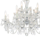 Crystorama - 4479-CH-CL-SAQ - 12 Lumières Suspendu - Maria Theresa - Chrome poli