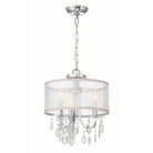 Crystorama - 5623-CH - Three Light Mini Chandelier - Hampton - Polished Chrome