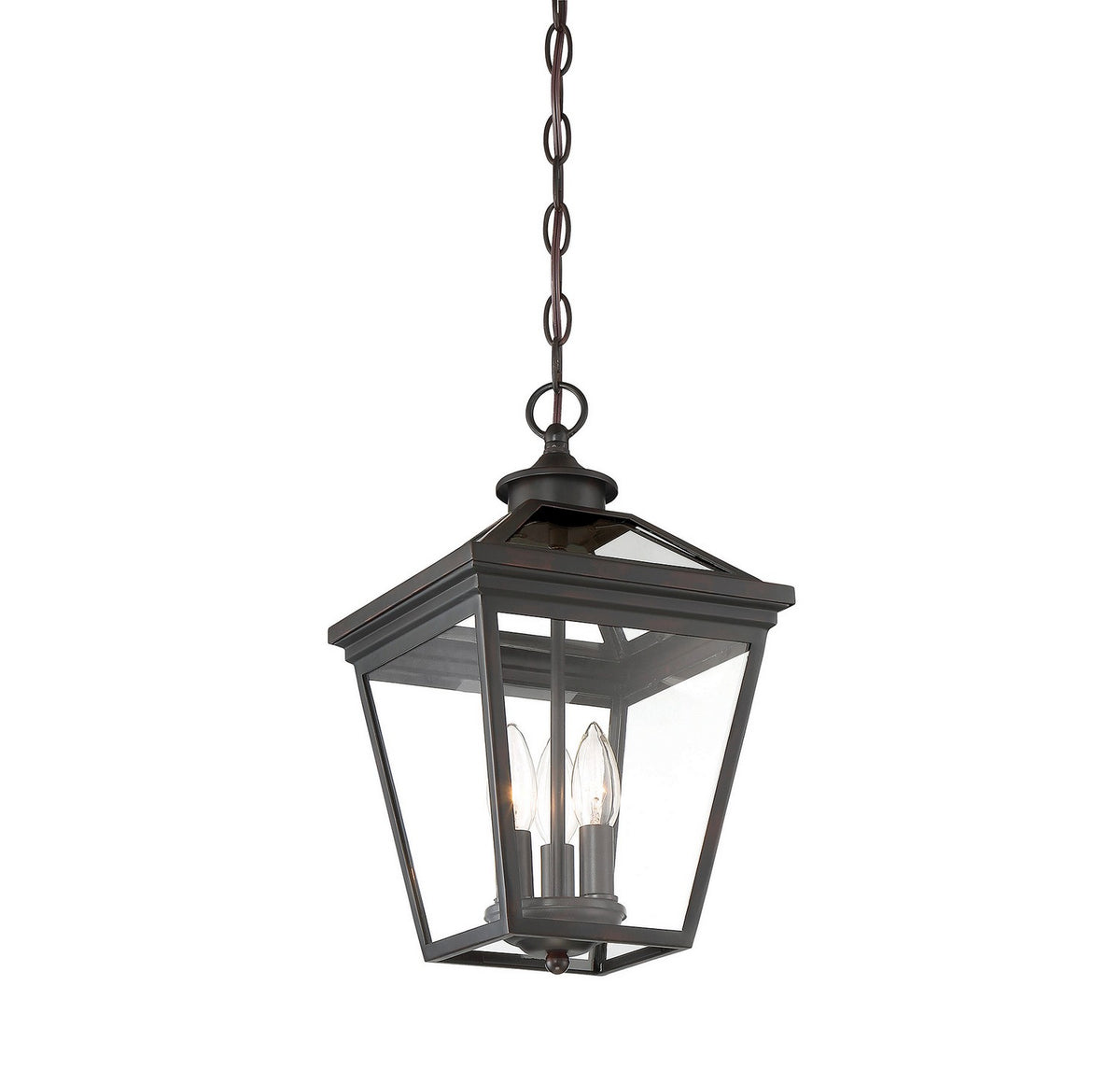 Savoy House - 5-146-13 - Three Light Hanging Lantern - Ellijay - English Bronze