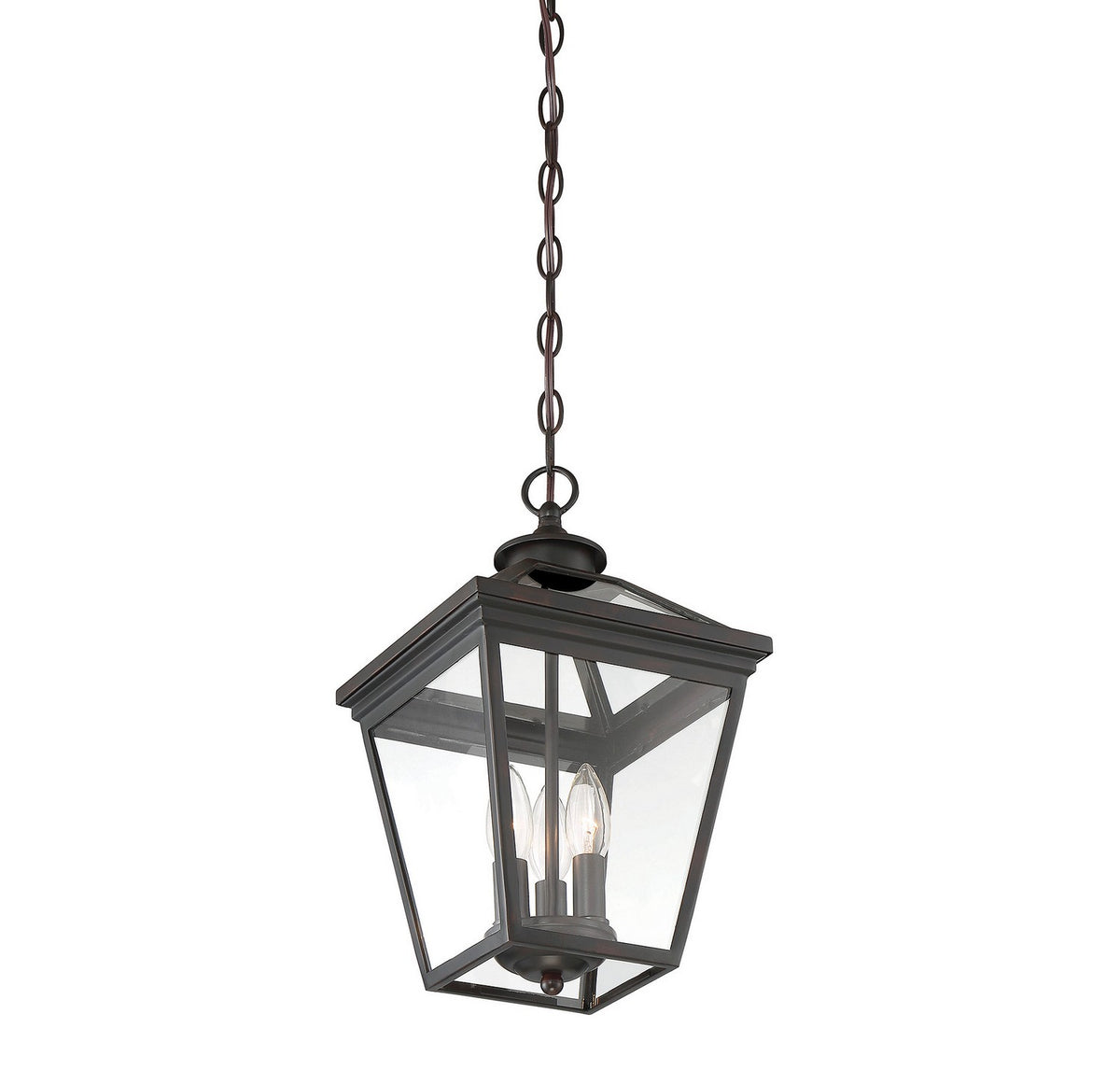 Savoy House - 5-146-13 - Three Light Hanging Lantern - Ellijay - English Bronze
