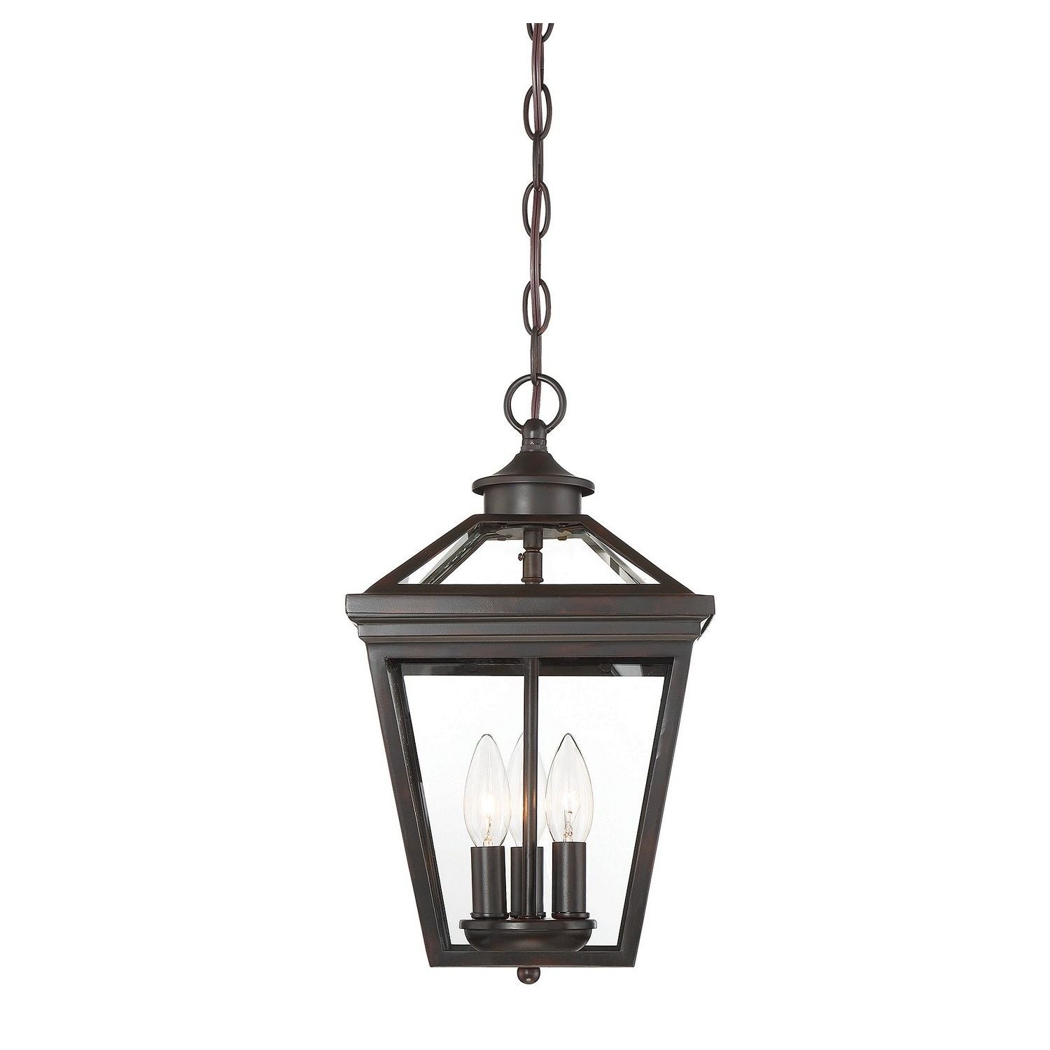 Savoy House - 5-146-13 - Three Light Hanging Lantern - Ellijay - English Bronze