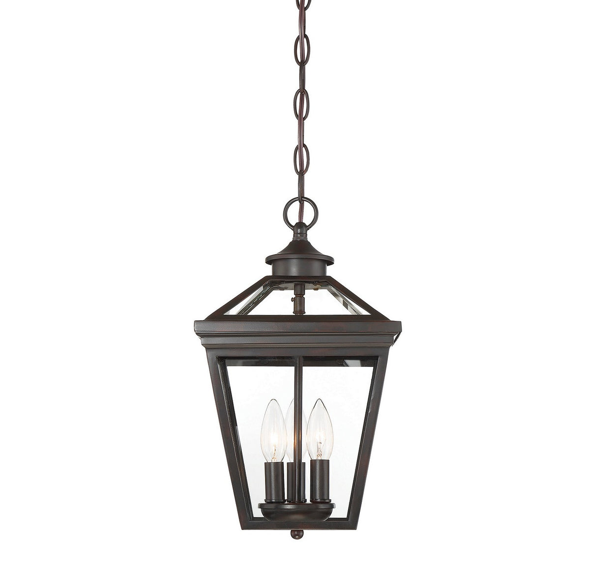 Savoy House - 5-146-13 - Three Light Hanging Lantern - Ellijay - English Bronze