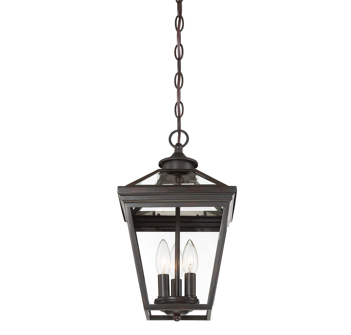 Savoy House - 5-146-13 - Three Light Hanging Lantern - Ellijay - English Bronze