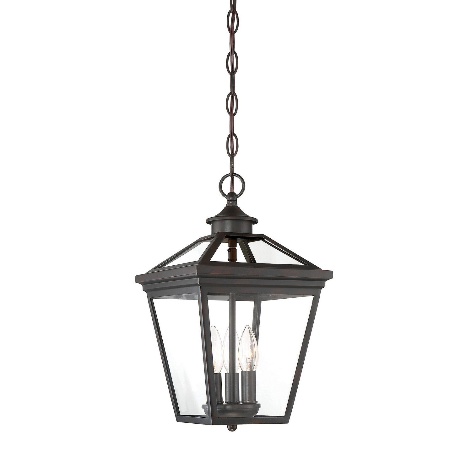 Savoy House - 5-146-13 - Three Light Hanging Lantern - Ellijay - English Bronze