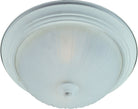 Éclairage Maxim 5832FTTW Essentiels Plafonnier (2) en blanc texturé