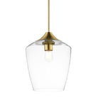 Verre à pied Maxim Lighting 26137CLNAB Suspension en naturel Laiton vieilli