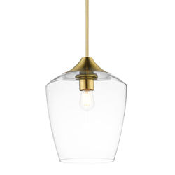 Verre à pied Maxim Lighting 26137CLNAB Suspension en naturel Laiton vieilli