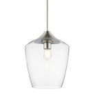 Verre Maxim Lighting 26137CLSN Suspension en nickel satiné