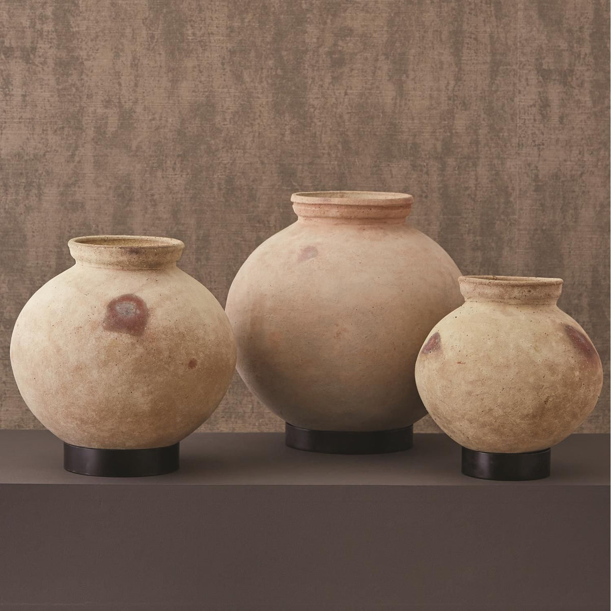 Desert Water Pot w/Iron Base