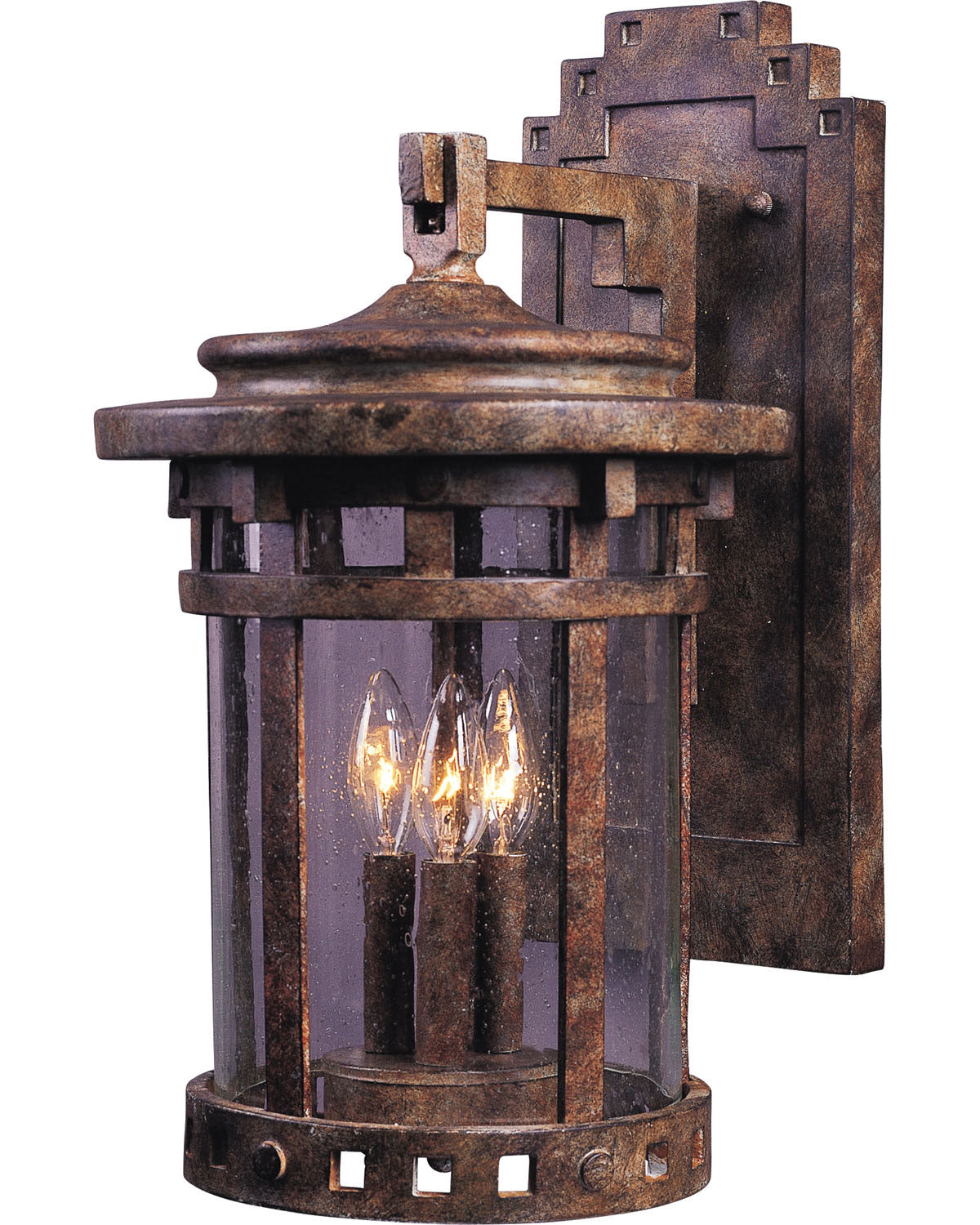 Maxim Lighting 40034CDSE Santa Barbara VX Outdoor Wall Lantern in Sienna