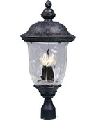 Lanterne sur poteau/poteau d'extérieur Maxim Lighting 40420WGOB Carriage House VX, finition bronze oriental