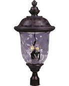Lanterne d'extérieur sur poteau Maxim Lighting 40421WGOB Carriage House VX, finition bronze oriental