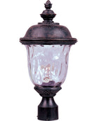 Lanterne d'extérieur sur poteau Maxim Lighting 40426WGOB Carriage House VX, finition bronze oriental