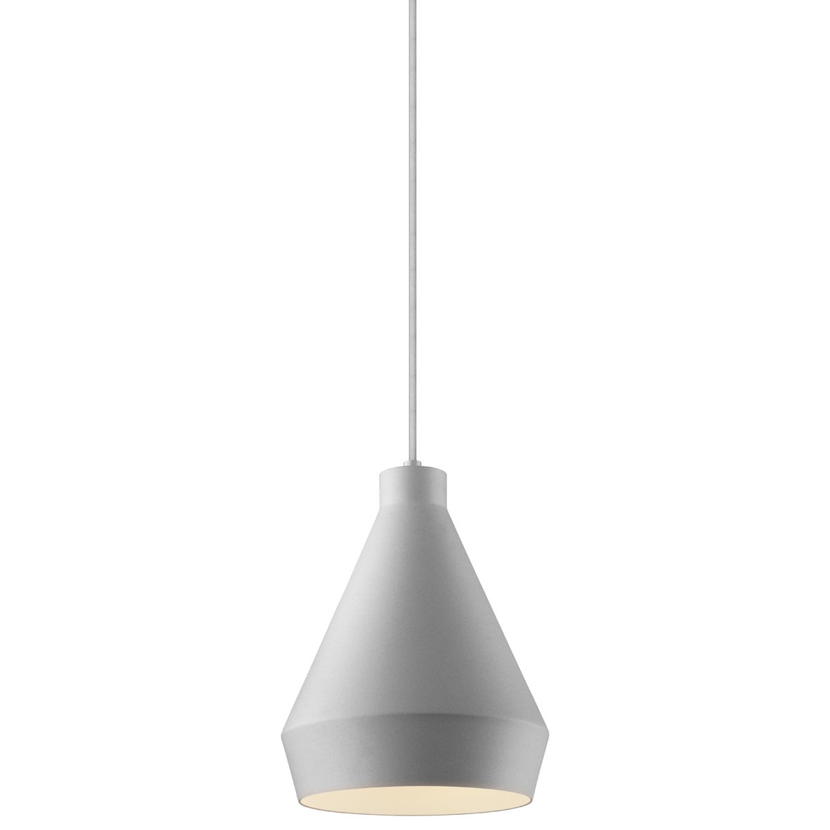 Sonneman 2750.16-G Koma One Light Suspension en aluminium satiné brillant