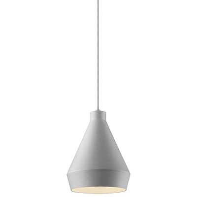Sonneman 2750.16-G Koma One Light Suspension en aluminium satiné brillant