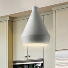 Sonneman 2750.25-G Koma One Light Suspension en noir satiné