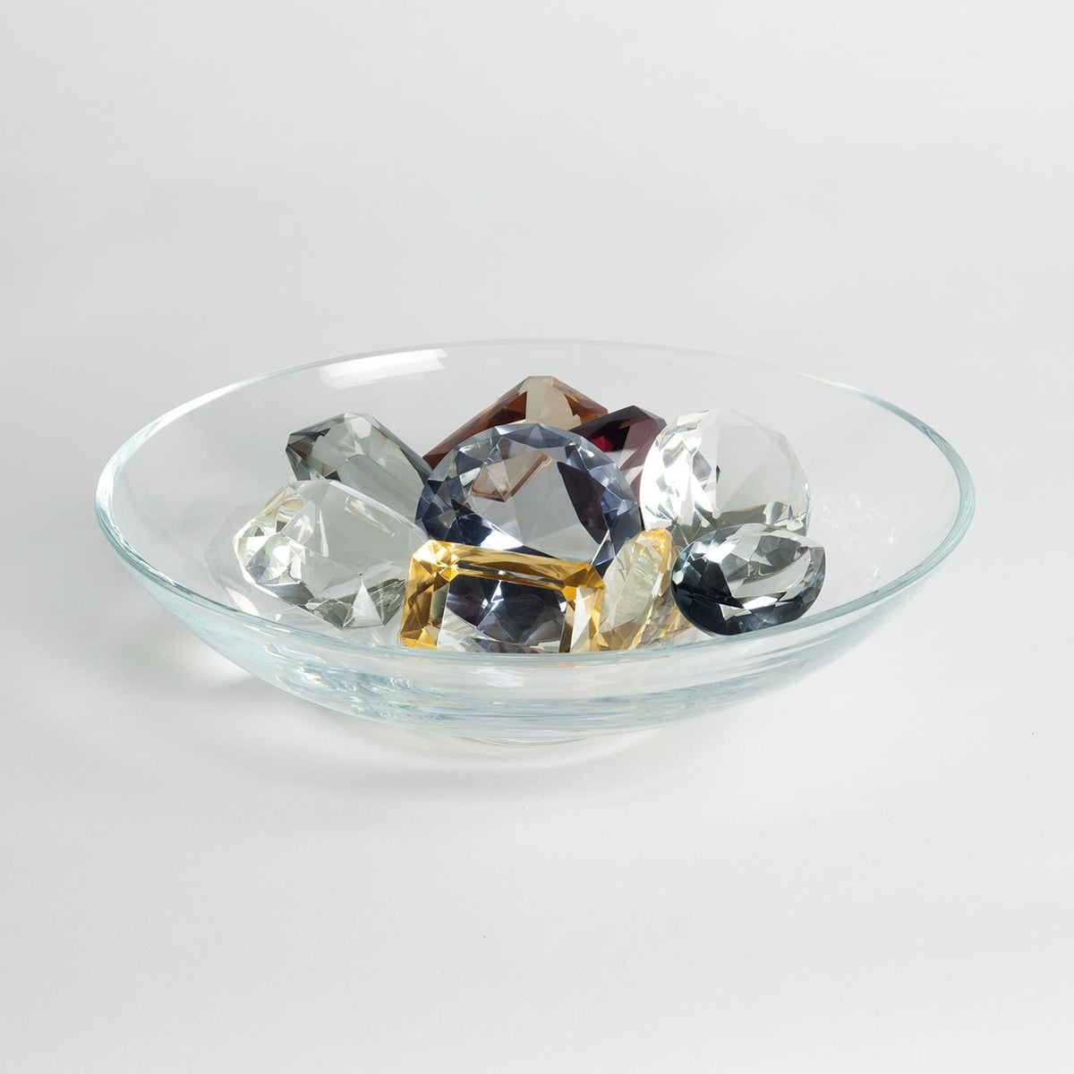 Clear Bowl with 9 Oxford Jewels