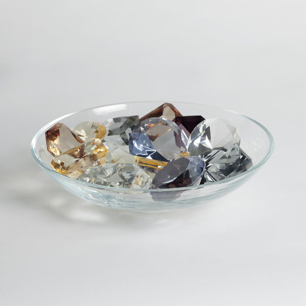 Clear Bowl with 18 Oxford Jewels