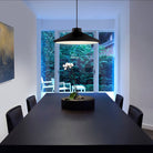 Sonneman 2754.03-G Koma One Light Suspension en blanc satiné