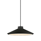 Lampe frontale Sonneman 2754.25-G Koma One Suspension en noir satiné