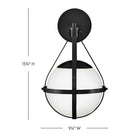 Lark 83670BK Colby Murale en noir
