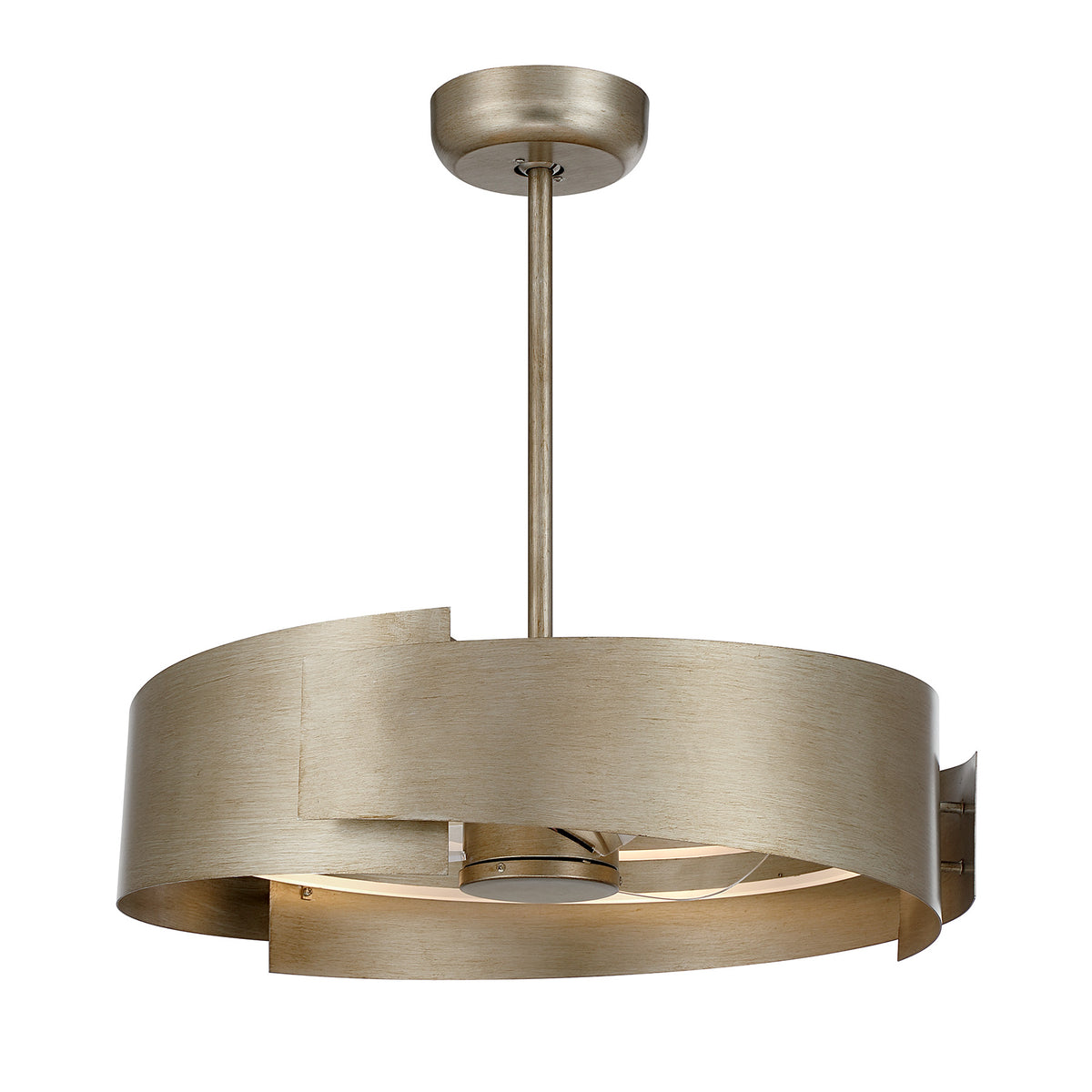 Savoy House 28-FD-455-53 Amiena LED Fan D'Lier in Silver Patina