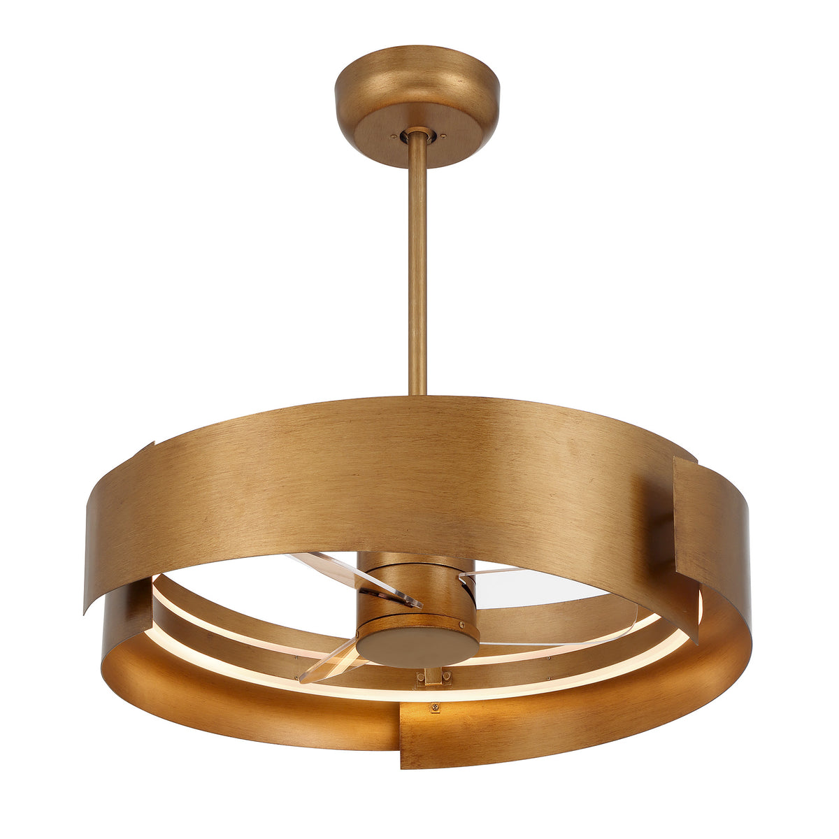 Savoy House 28-FD-455-54 Amiena LED Fan D'Lier in Gold Patina