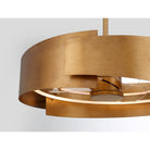 Savoy House 28-FD-455-54 Amiena LED Fan D'Lier in Gold Patina