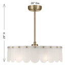 Savoy House 28-FD-9802-127 Ashton Fan D'Lier in Noble Brass