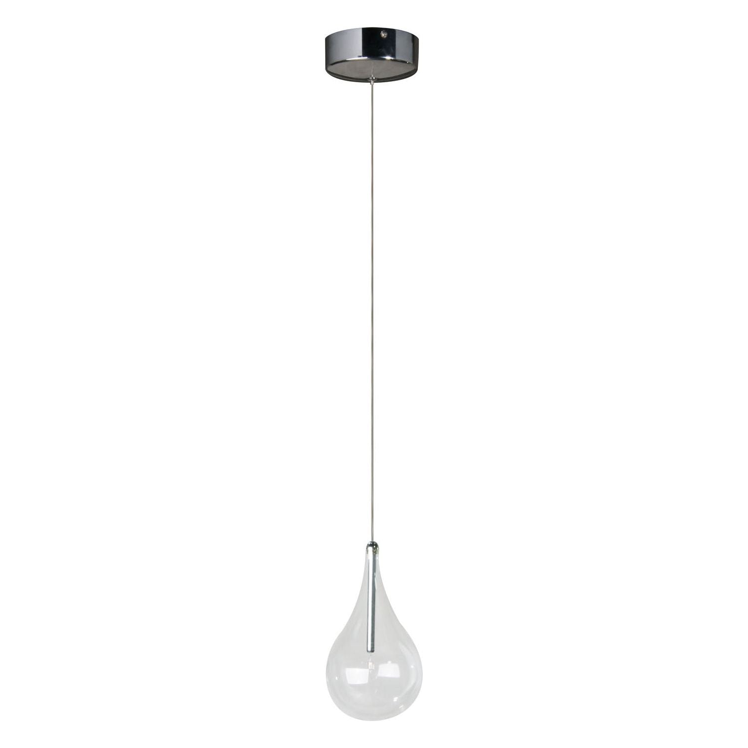 ET2 - E23111-18 - LED Pendant - Larmes - Polished Chrome
