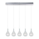 ET2 - E23115-18 - LED Pendant - Larmes - Polished Chrome