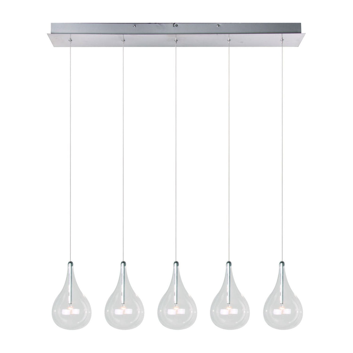 ET2 - E23115-18 - LED Pendant - Larmes - Polished Chrome