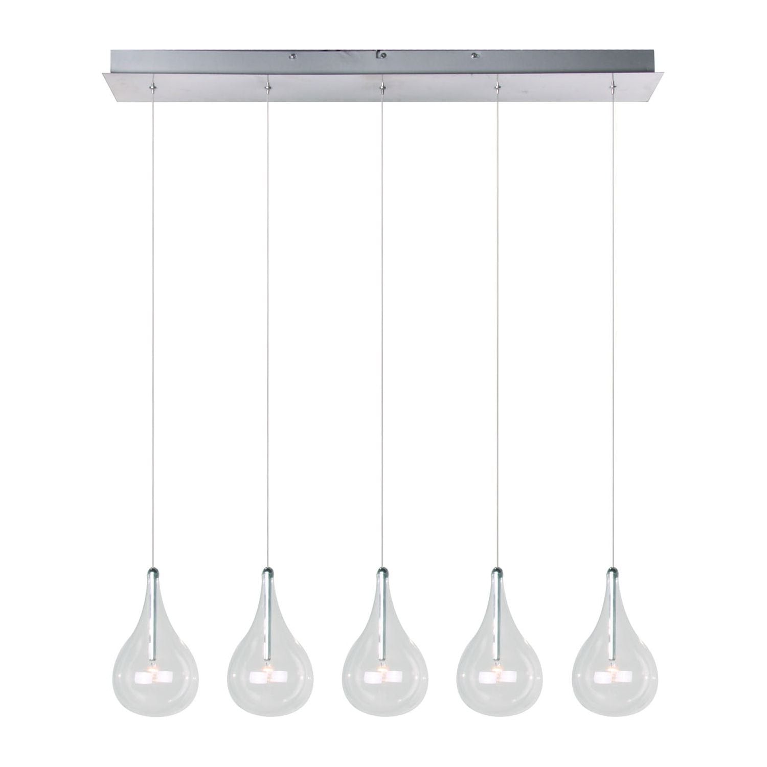ET2 - E23115-18 - LED Pendant - Larmes - Polished Chrome