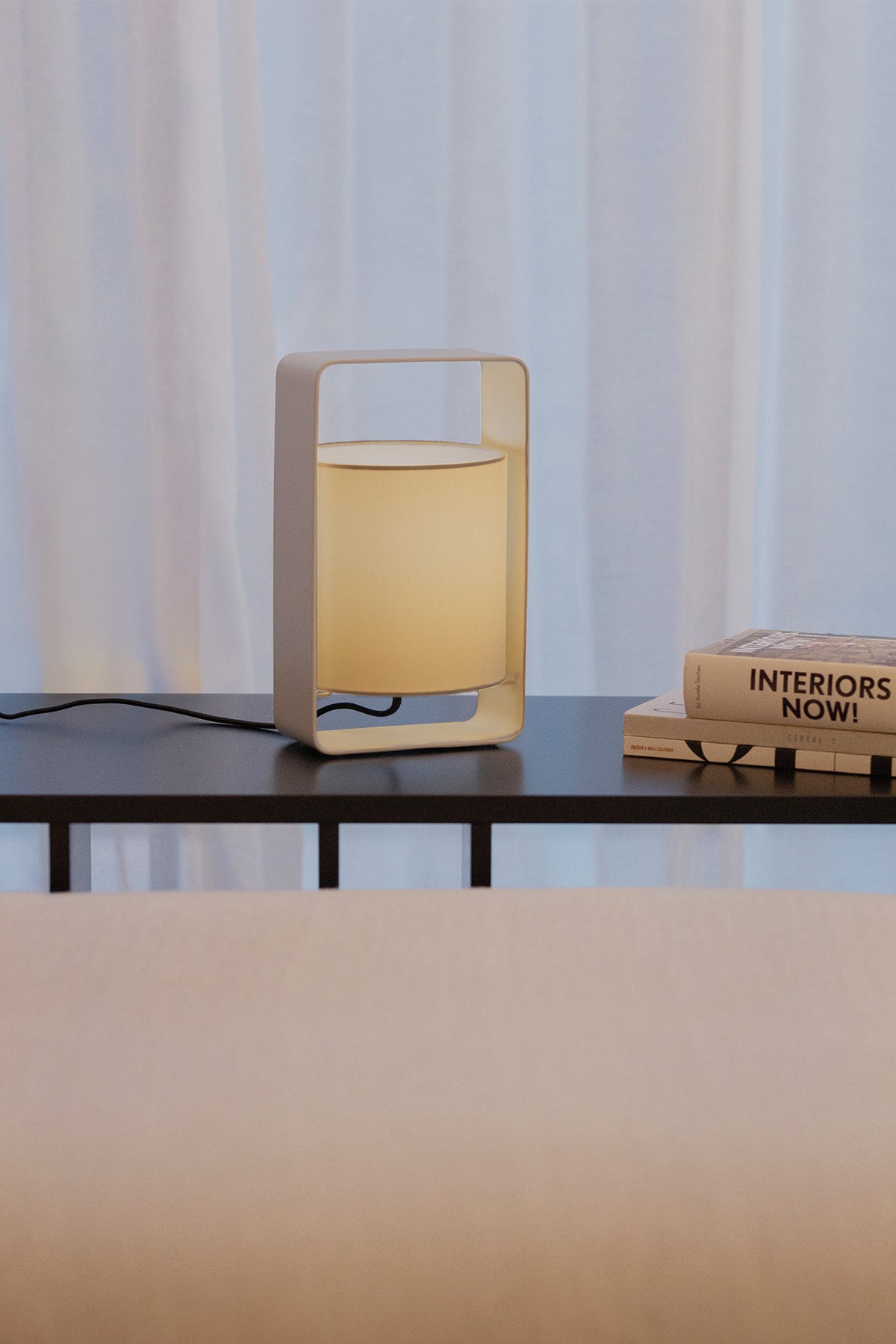 Faro Barcelona 28380-US Lula Table Lamp in White