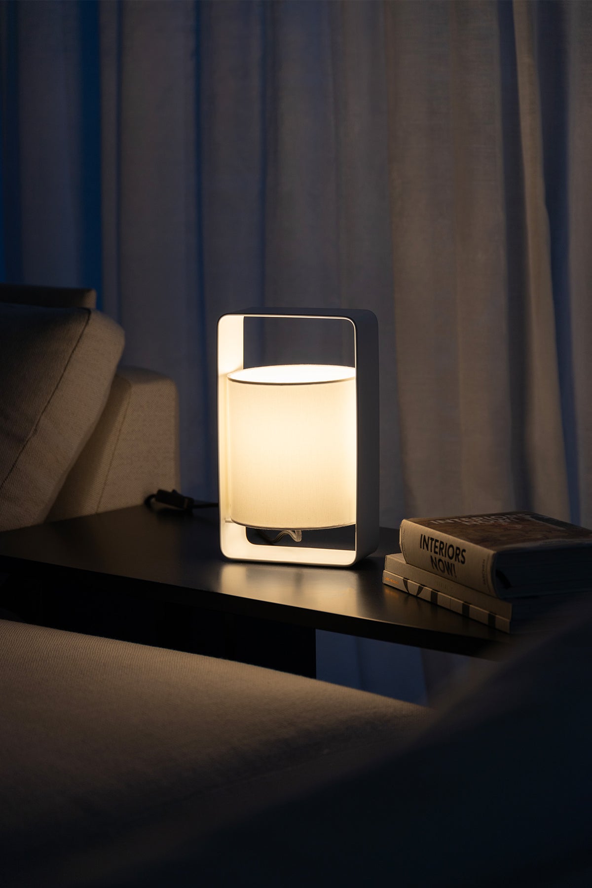 Faro Barcelona 28380-US Lula Table Lamp in White